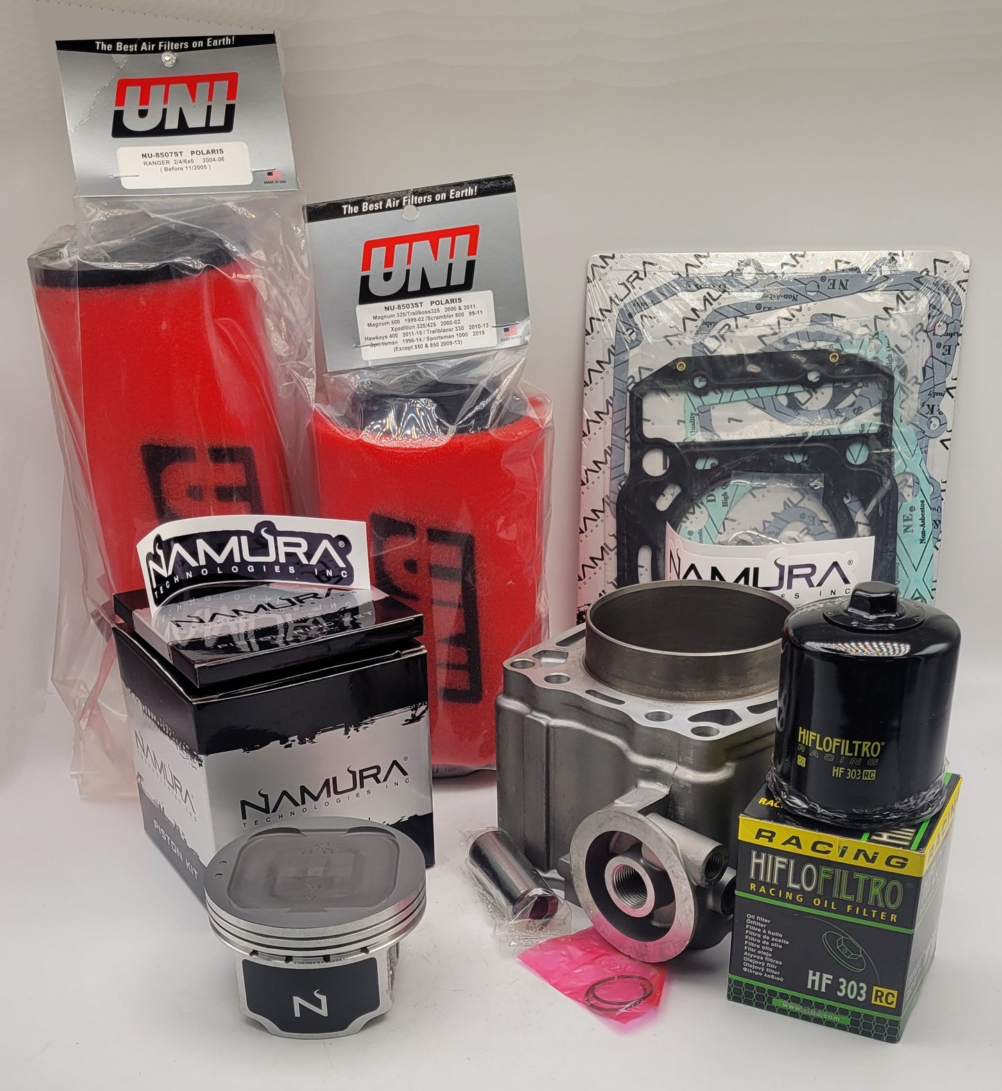 1996 - 2012 POLARIS SPORTSMAN 500 510cc BIG BORE PISTON CYLINDER TOP END REBUILD KIT 2x4 4x4 UTILITY ATV QUAD