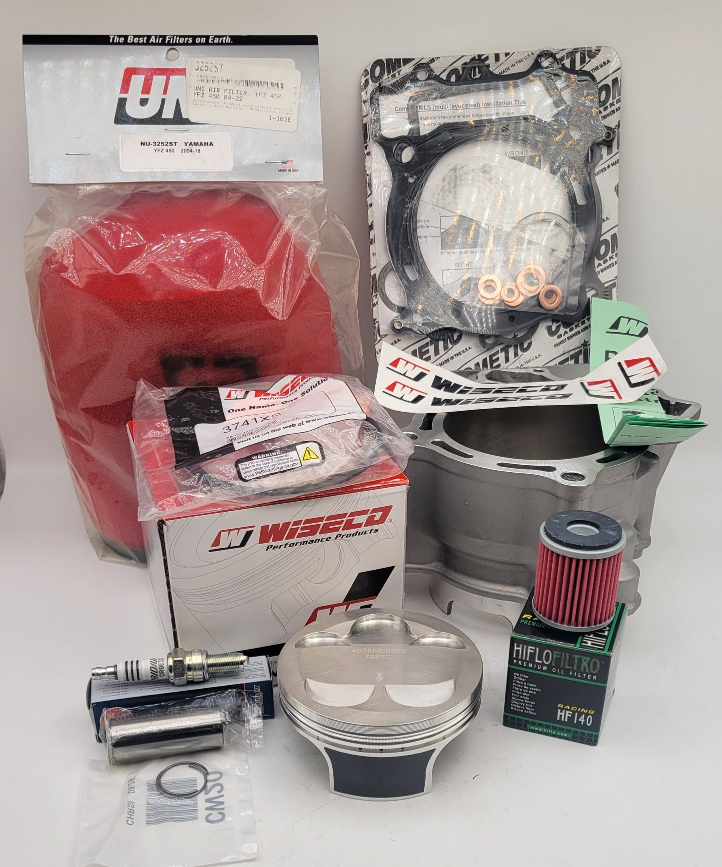 2004 - 2009 2012 2013 YAMAHA YFZ 450 YFZ450 PISTON NIKASIL CYLINDER TOP END REBUILD KIT CARBURETOR MODEL SPORT ATV QUAD