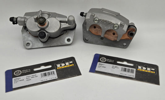 Rebuilt OEM Front Brake Calipers & DP Brake pads For 2004-2020 YAMAHA YFZ450R YFZ450