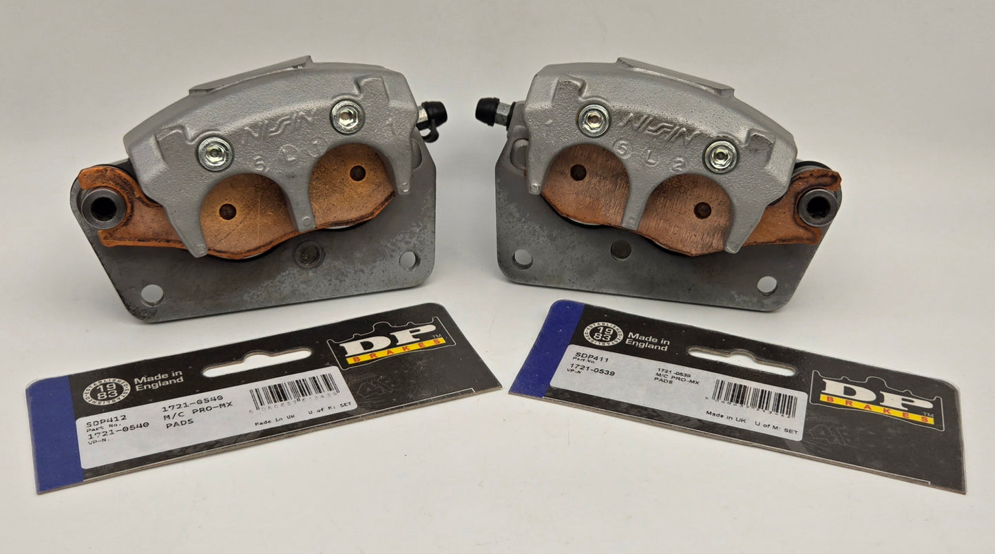 Rebuilt OEM Front Brake Calipers & DP Brake pads For 2004-2020 YAMAHA YFZ450R YFZ450