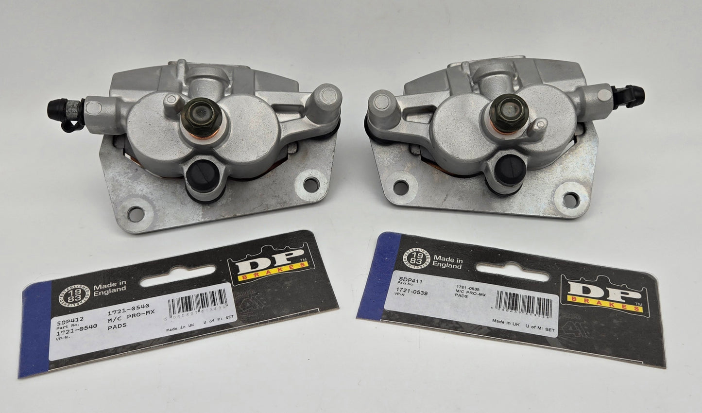 Rebuilt OEM Front Brake Calipers & DP Brake pads For 2004-2020 YAMAHA YFZ450R YFZ450