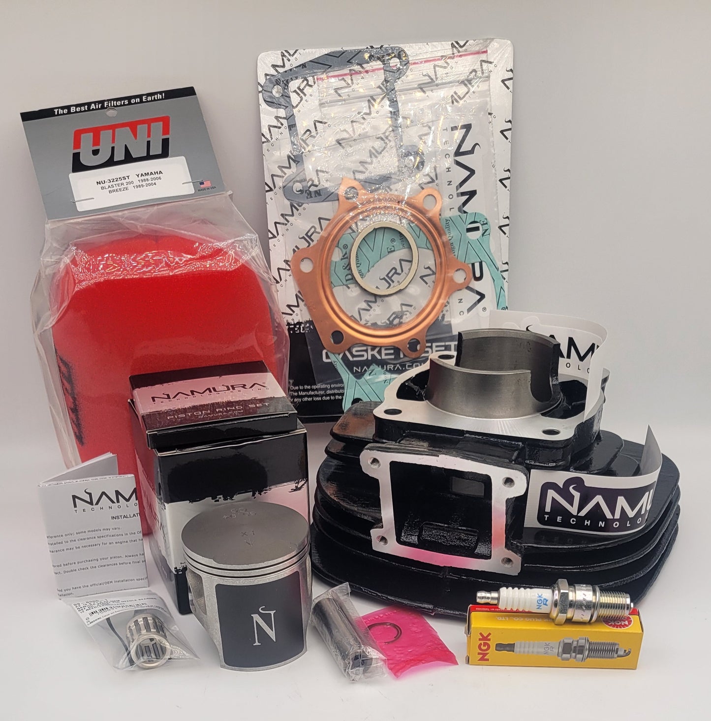 1988 - 2006 YAMAHA BLASTER 200 YFS200 PISTON CYLINDER TOP END REBUILD KIT 2 STROKE ATV QUAD