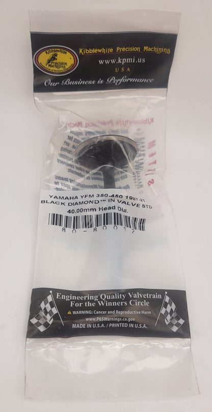 1987 - 2004 YAMAHA WARRIOR 350 YFM350 KIBBLEWHITE LIGHTWEIGHT RACING SPRING KIT with BLACK DIAMOND VALVES