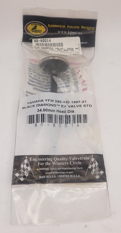 1987 - 2004 YAMAHA WARRIOR 350 YFM350 KIBBLEWHITE LIGHTWEIGHT RACING SPRING KIT with BLACK DIAMOND VALVES