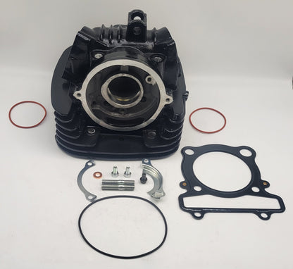 1993 - 1999 YAMAHA KODIAK 400 YFM400 PORT & POLISHED BARE CYLINDER HEAD with  KIBBLEWHITE VALVES & SPRING KIT