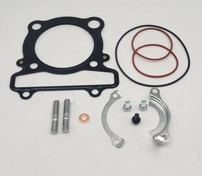 1993 - 1999 YAMAHA KODIAK 400 YFM400 PORT & POLISHED BARE CYLINDER HEAD with  KIBBLEWHITE VALVES & SPRING KIT