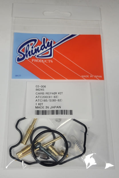 SHINDY CARBURETOR REBUILD KIT 03-006 1981 1982 HONDA ATC 200 ATC200 3 WHEELER