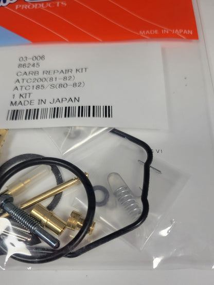 SHINDY CARBURETOR REBUILD KIT 03-006 1981 1982 HONDA ATC 200 ATC200 3 WHEELER