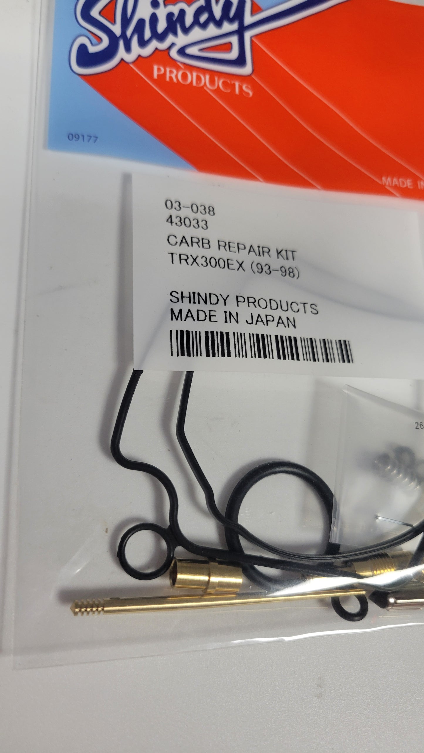 SHINDY CARBURETOR REBUILD KIT 03-038 1993 - 2005 HONDA TRX 300EX TRX300 FOURTRAX SPORTRAX ATV QUAD