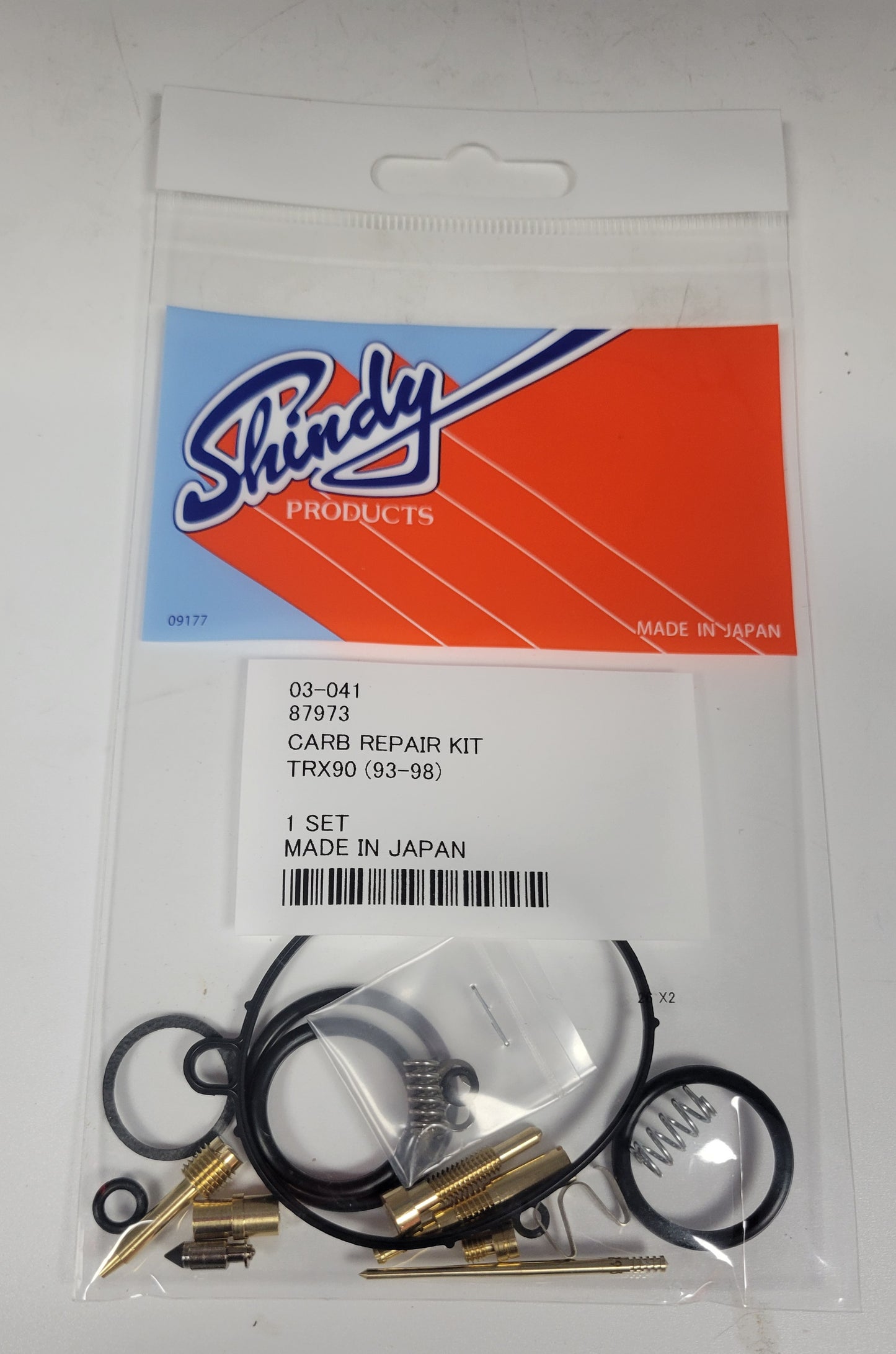 SHINDY CARBURETOR REBUILD KIT 03-041 1993 - 1998 HONDA TRX 90 TRX90 SPORTRAX KIDS ATV QUAD