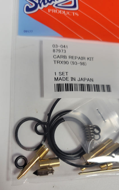 SHINDY CARBURETOR REBUILD KIT 03-041 1993 - 1998 HONDA TRX 90 TRX90 SPORTRAX KIDS ATV QUAD