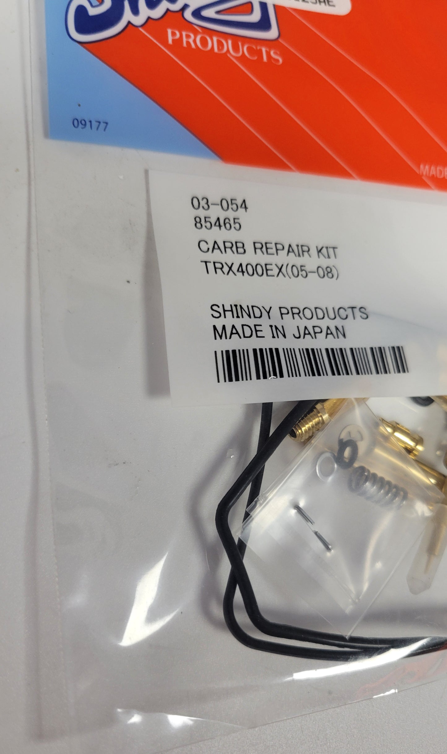 SHINDY CARBURETOR REBUILD KIT 03-054 2005 2006 2007 2008 HONDA TRX 400EX TRX400EX SPORTRAX ATV QUAD