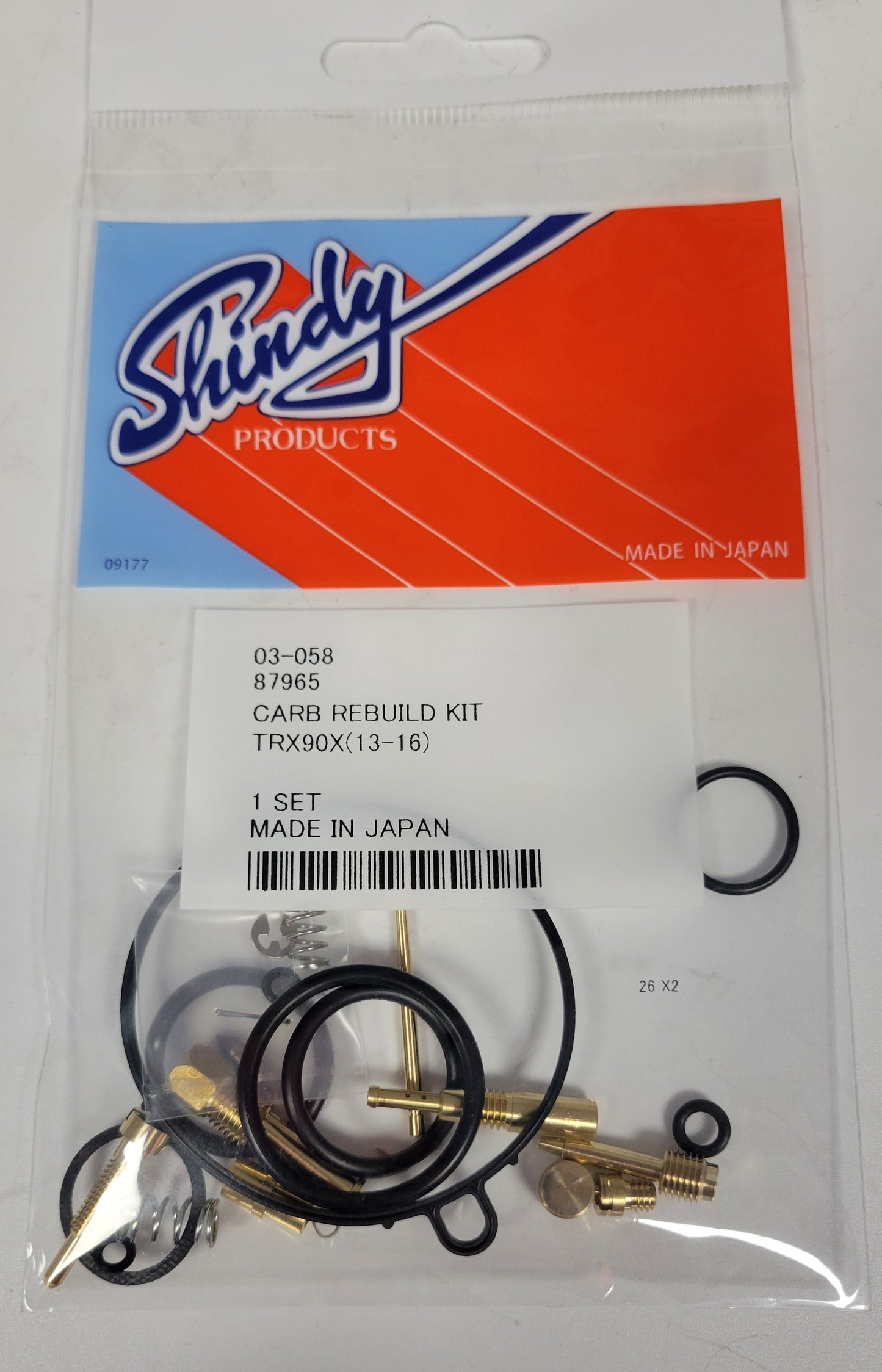 SHINDY CARBURETOR REBUILD KIT 03-058 2013 2014 2015 2016 HONDA TRX 90X TRX90X KIDS ATV QUAD