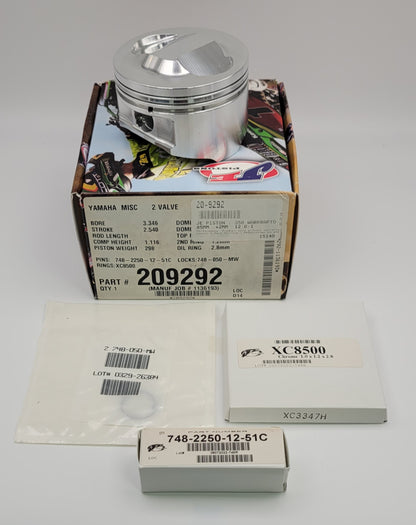 BUILD A BLOCK - Build your own BIG BORE block setup for 1987-2004 Yamaha warrior 350 / 2005-2013 Raptor 350 JE PISTON KIT 85mm 366cc