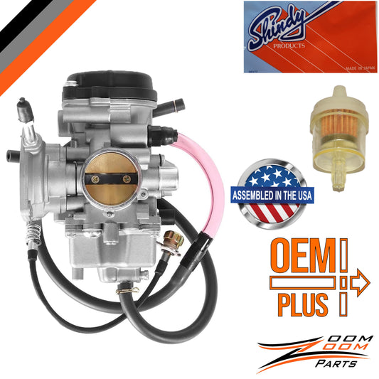 OEM + PLUS CARBURETOR CARB FOR 2007 - 2011 YAMAHA GRIZZLY 350 YFM350 UTILITY ATV QUAD