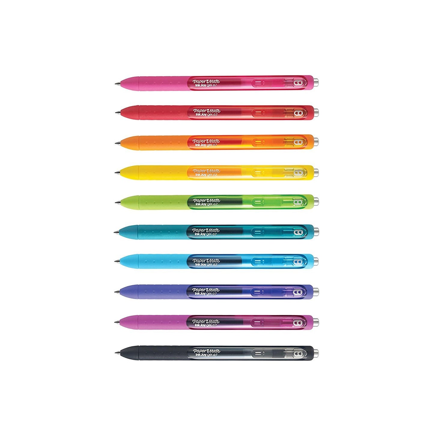Paper Mate InkJoy Gel Pens, Medium Point, Assorted Colors, 10 Count