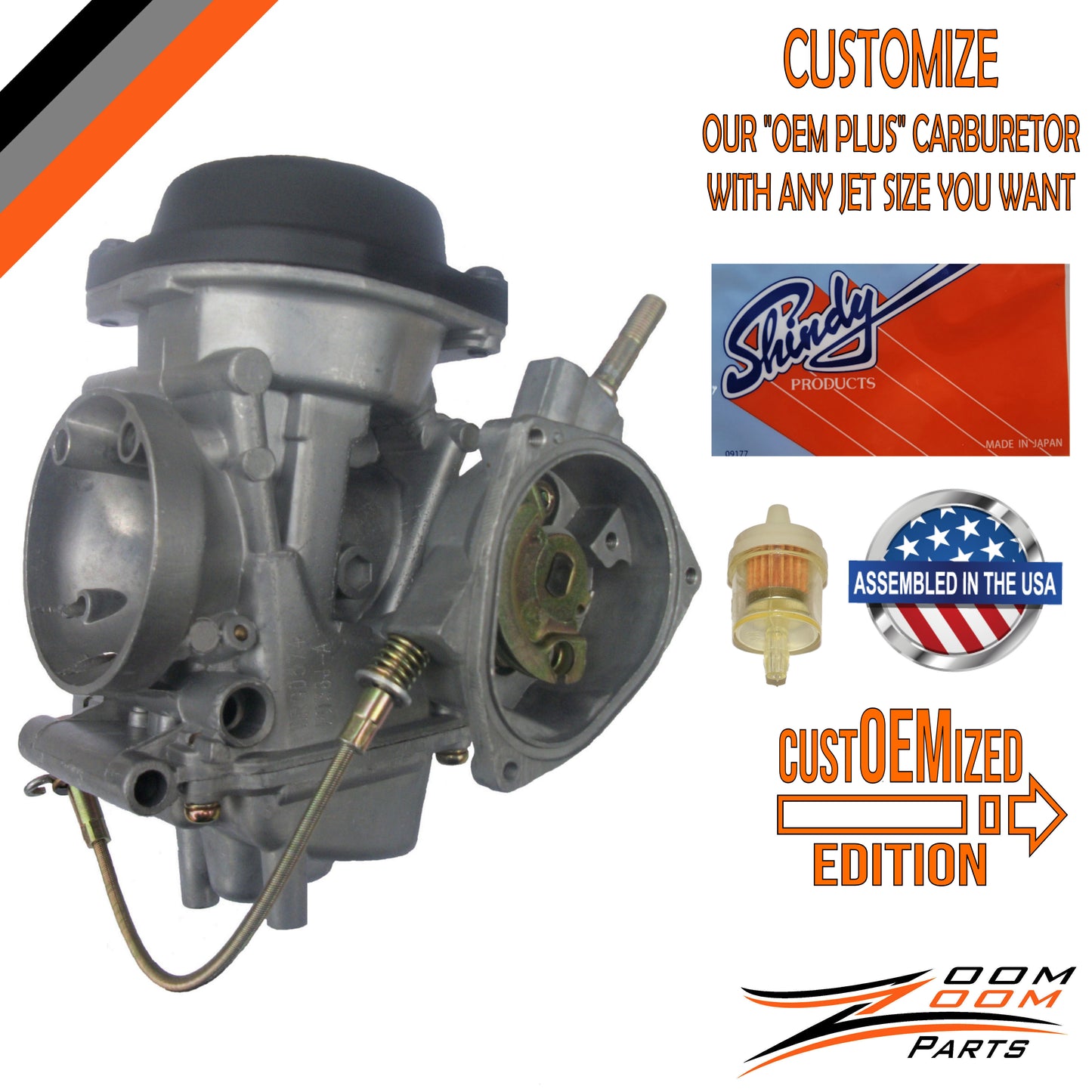 custOEMized CARBURETOR CARB FOR 2004 2005 2006 ARCTIC CAT DVX 400 DVX400 SPORT ATV QUAD