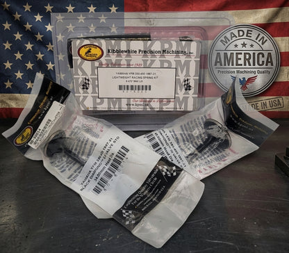 1987 - 2004 YAMAHA WARRIOR 350 YFM350 KIBBLEWHITE LIGHTWEIGHT RACING SPRING KIT with BLACK DIAMOND VALVES