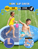 VISTOP Non-Slip Splash Pad for Kids and Dog, Thicken Sprinkler Pool Summer Outdoor Water Toys - Fun Backyard Fountain Play Mat for Baby Girls Boys Children or Pet Dog (67 inch, Blue&Blue)