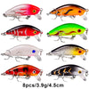 BAIKALBASS Fishing Lures Tackle Kits Hard Baits Minnow Pencil VIB Crankbaits Topwater Floating Lures Assorted Fishing Tackle Sets (006-43pcs)