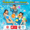 SOPPYCID 12Pcs Reusable Water Balloons, Pool Beach water Toys for Boys and Girls, Outdoor Summer Toys for Kids Ages 3-12, Magnetic Water Ball for Outdoor Activities