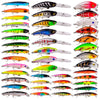 BAIKALBASS Fishing Lures Tackle Kits Hard Baits Minnow Pencil VIB Crankbaits Topwater Floating Lures Assorted Fishing Tackle Sets (006-43pcs)