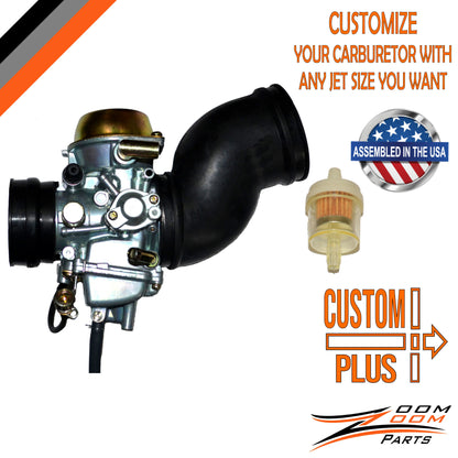 CUSTOM PLUS CARBURETOR & INTAKE MANIFOLD FOR 1998 - 2002 YAMAHA GRIZZLY 600 YFM 600 4x4 4WD ATV