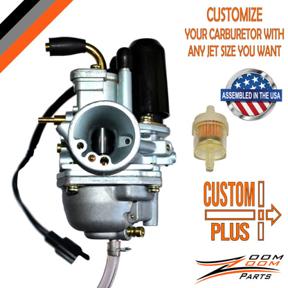 CUSTOM PLUS CARBURETOR CARB FOR 2004 2005 2006 POLARIS PREDATOR 50 KIDS 2 STROKE ATV QUAD