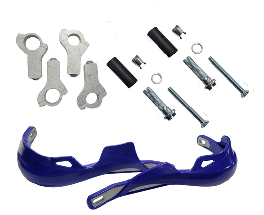 Universal Wrap Around Pro Rally Hand Guards Atv BLUE