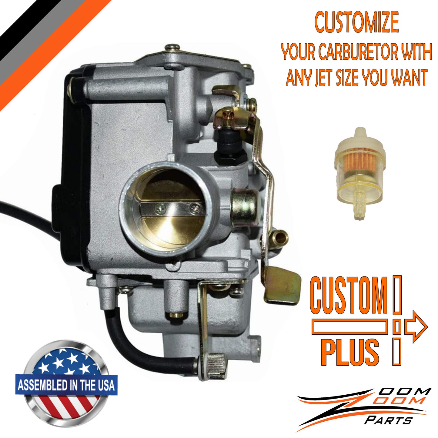 CUSTOM PLUS CARBURETOR FOR 1985 1986 H0NDA ATC 350 X ATC350CX