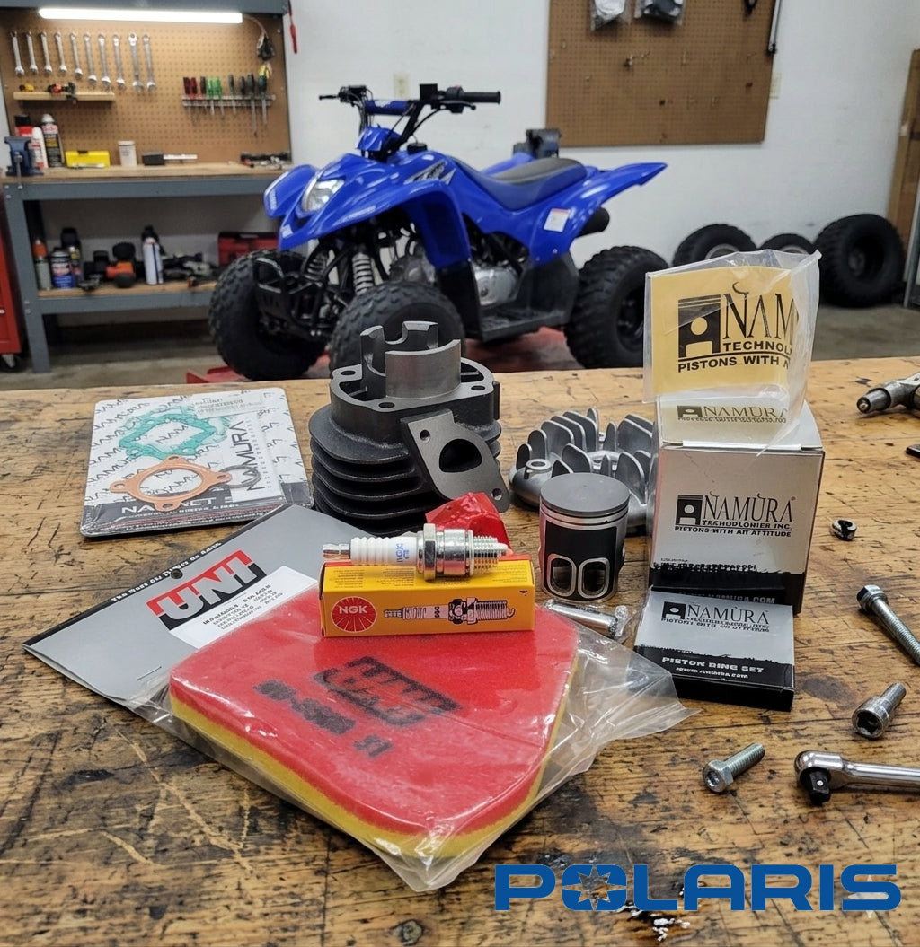 2001 2002 2003 POLARIS SCRAMBLER 50 2 STROKE PISTON CYLINDER KIT SET KIDS ATV QUAD
