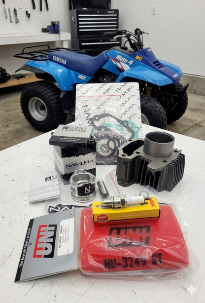 1986 1987 YAMAHA MOTO-4 MOTO4 80 YFM80 4 STROKE PISTON CYLINDER KIT SET KIDS ATV QUAD