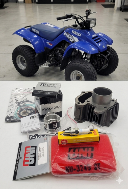 1985 - 2001 YAMAHA BADGER 80 YFM80 4 STROKE PISTON CYLINDER KIT SET KIDS ATV QUAD