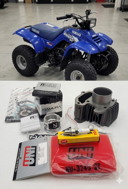 1985 - 2001 YAMAHA BADGER 80 YFM80 4 STROKE PISTON CYLINDER KIT SET KIDS ATV QUAD