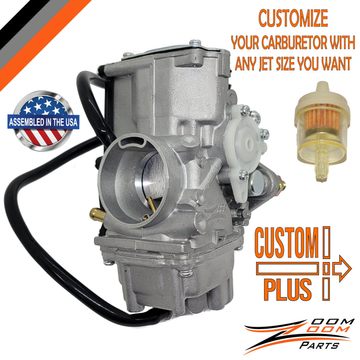 CUSTOM PLUS CARBURETOR & JETTING FOR 1989-1993 YAMAHA MOTO-4 350 YFM ...