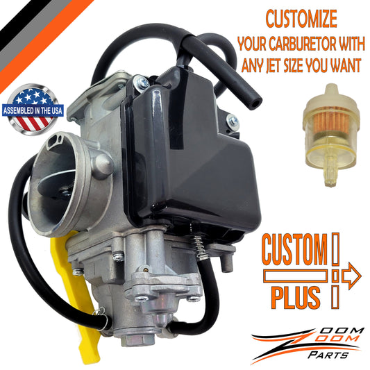 CUSTOM PLUS CARBURETOR & JETTING FOR 1999-2007 Honda Trx400ex / 2007-2014 Honda Trx400x