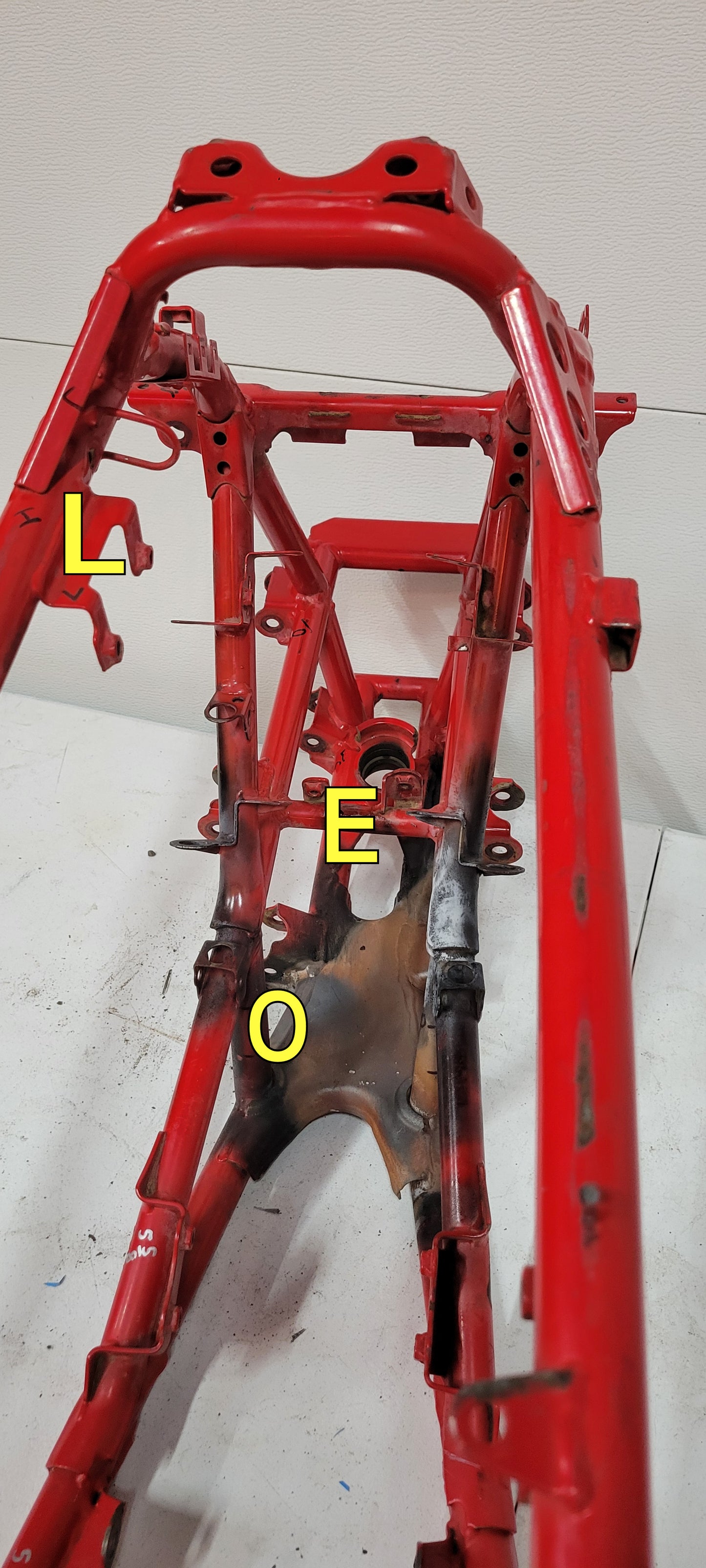 FRAME GUSSET KIT FOR HONDA TRX450R UPGRADED VERSION XC/MX