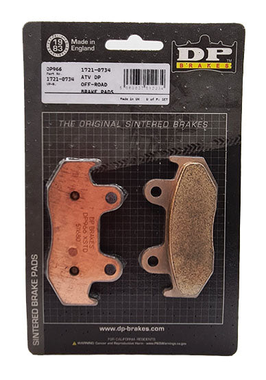 DP Pads Front & Rear set For 2009-2025 Yamaha YFZ450R SDP411 SDP412 DP966 COMBO