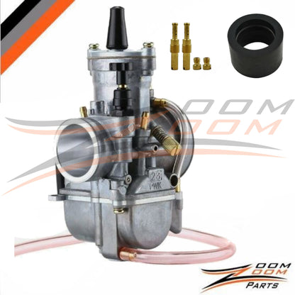 CUSTOM PLUS PWK 28 CARBURETOR CARB for 2 & 4 STROKE ATV DIRT BIKE SCOOTER