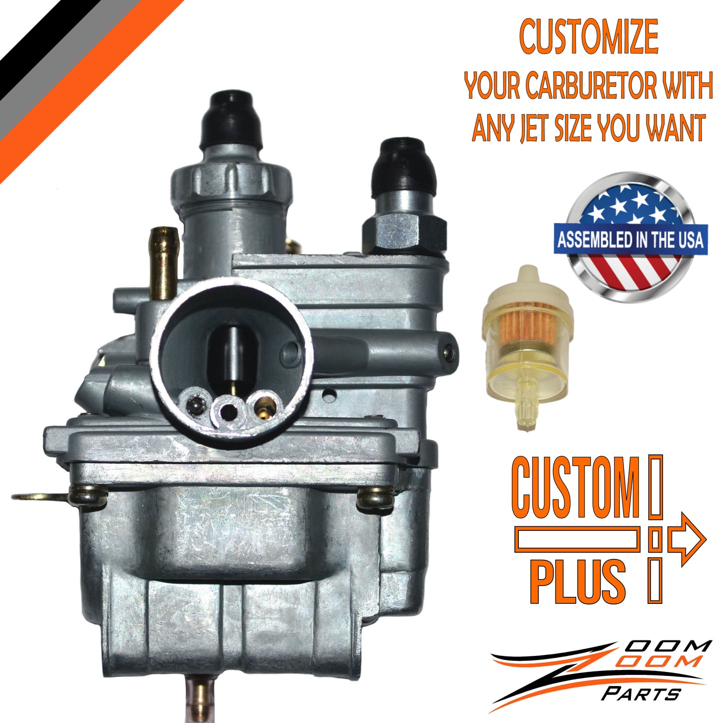 CUSTOM PLUS CARBURETOR CARB FOR 1980 - 1991 SUZUKI FA50 FA50 SCOOTER MOPED SHUTTLE