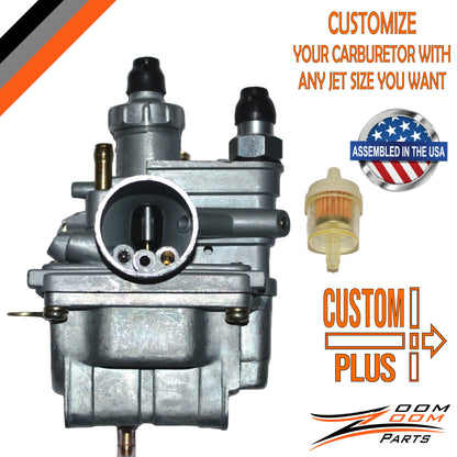 CUSTOM PLUS CARBURETOR CARB FOR 1980 - 1991 SUZUKI FA50 FA50 SCOOTER MOPED SHUTTLE
