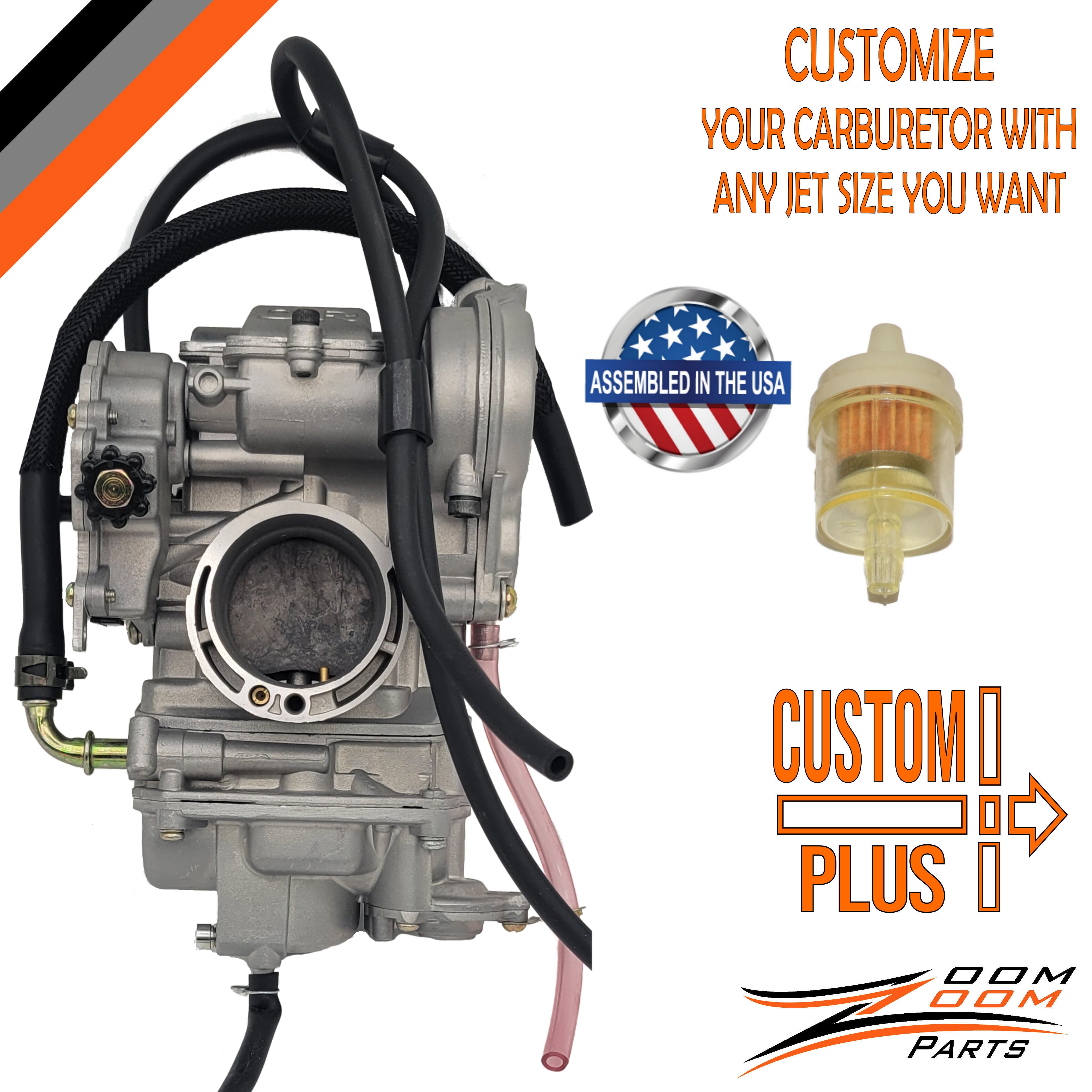 CUSTOM PLUS 39mm FCR CARBURETOR FOR YAMAHA / KAWASAKI / SUZUKI / HONDA ...