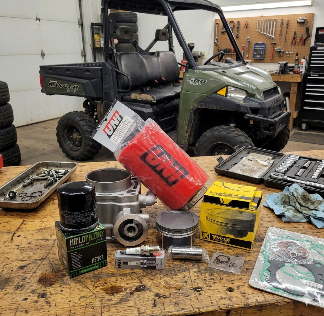 1999 - 2012 POLARIS RANGER 500 PISTON CYLINDER TOP END REBUILD KIT 2x4 4x4 UTV