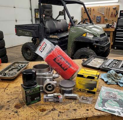1999 - 2012 POLARIS RANGER 500 PISTON CYLINDER TOP END REBUILD KIT 2x4 4x4 UTV