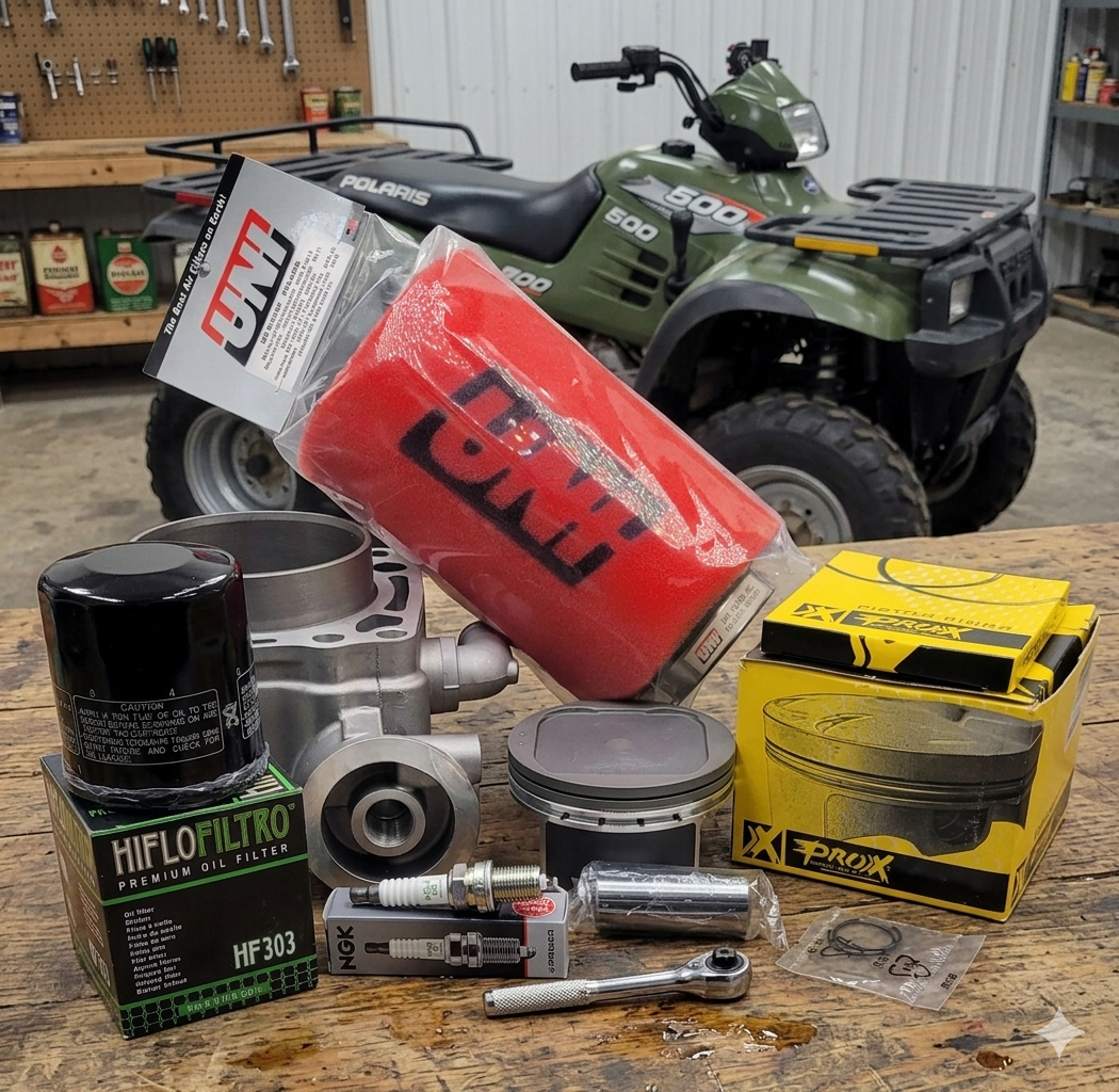 2004 2005 POLARIS ATP 500 PISTON CYLINDER TOP END REBUILD KIT 2x4 4x4 UTILITY ATV QUAD