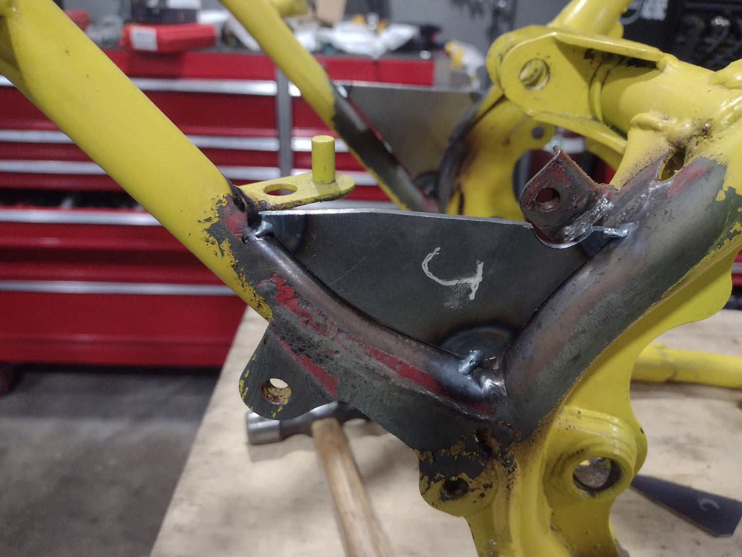 UPGRADED FULL FRAME GUSSET SET FOR 1987-2006 YAMAHA BANSHEE 350