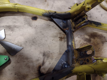 UPGRADED FULL FRAME GUSSET SET FOR 1987-2006 YAMAHA BANSHEE 350