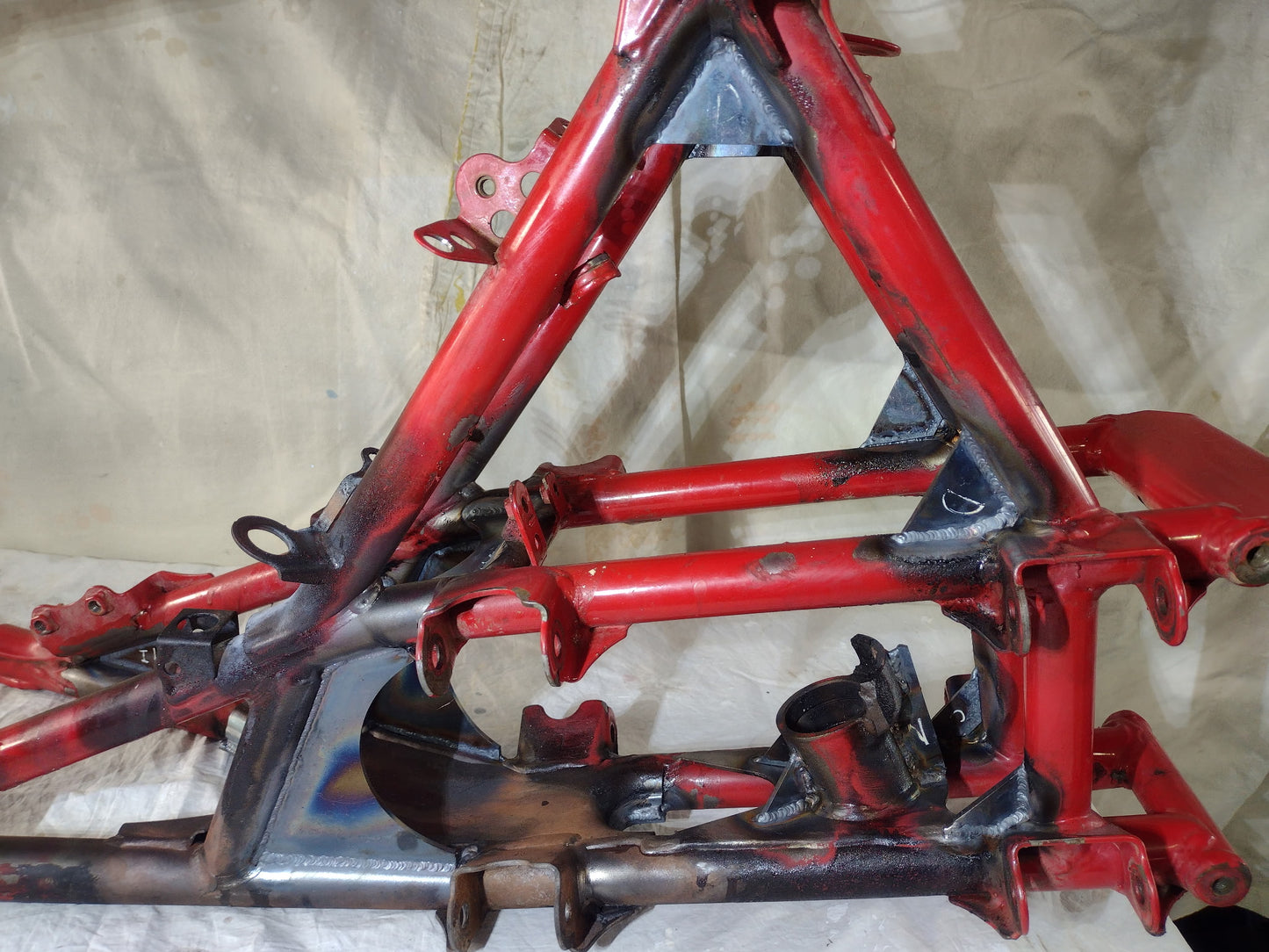 FRAME GUSSET KIT FOR HONDA TRX450R UPGRADED VERSION XC/MX