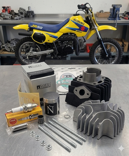 1978 - 1984 SUZUKI JR50 JR 50 PISTON CYLINDER TOP END REBUILD KIT 2 STROKE KIDS DIRT PIT BIKE