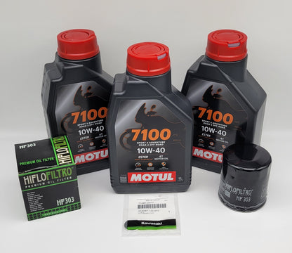 2018-2023 KAWASAKI NINJA 400 OIL CHANGE KIT 10W40